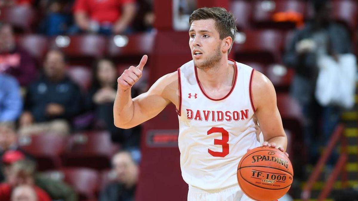 Davidson’s Jon Axel Gudmundsson is among the leaders in several Atlantic 10 statistical categories.