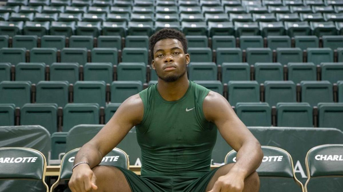 Junior Jailan Haslem, a 6-foot-10, 260-pound center, will give the Charlotte 49ers an inside presence they lacked last season.