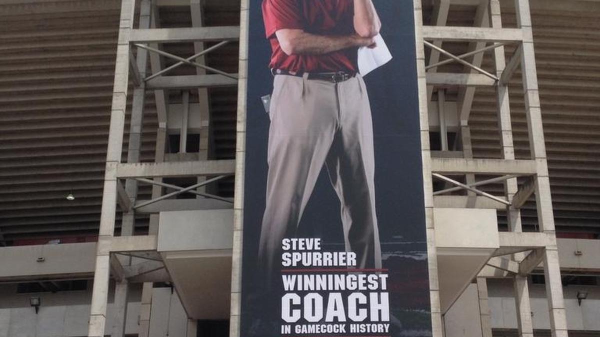 
Even in absentia, Steve Spurrier will loom large around Williams-Brice Stadium in Columbia.

