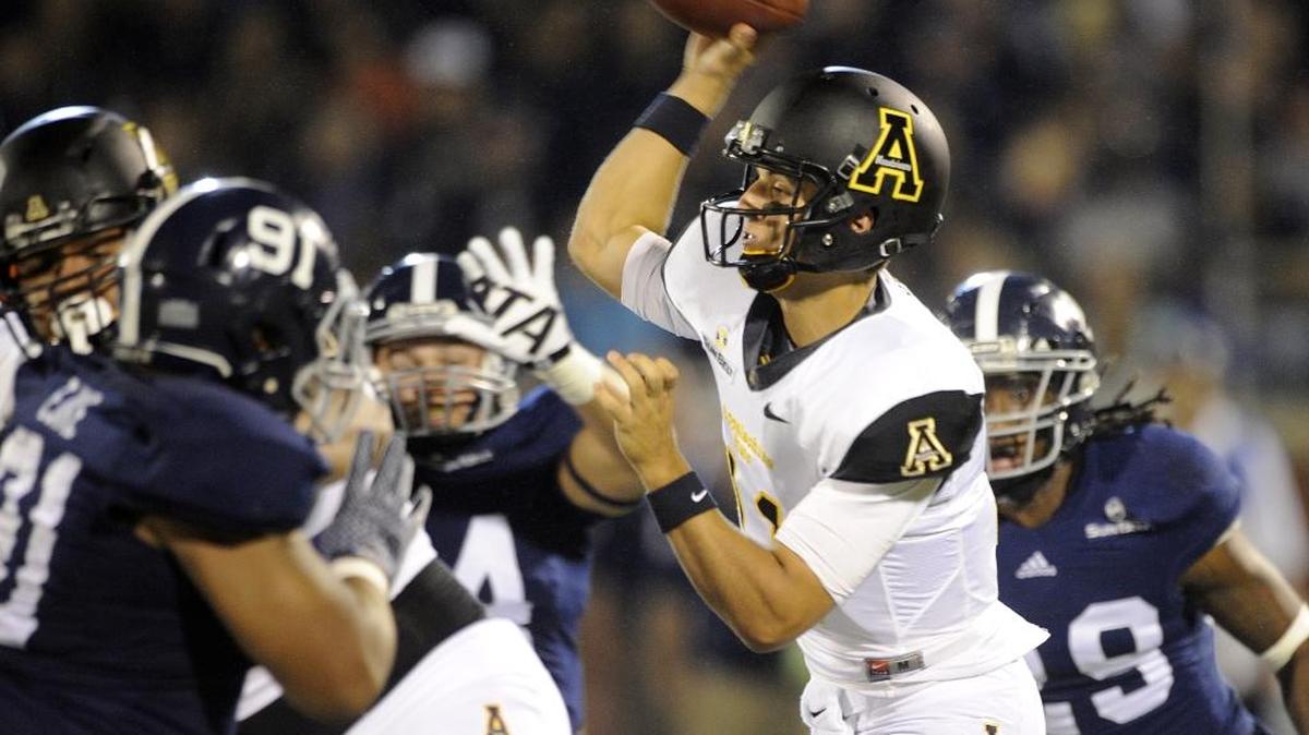 
Appalachian State quarterback Taylor Lamb, the Sun Belt’s freshman of the year, led the conference in passing efficiency.



