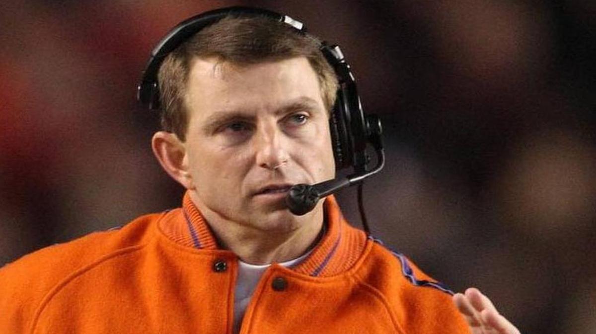 
Clemson head coach Dabo Swinney 

