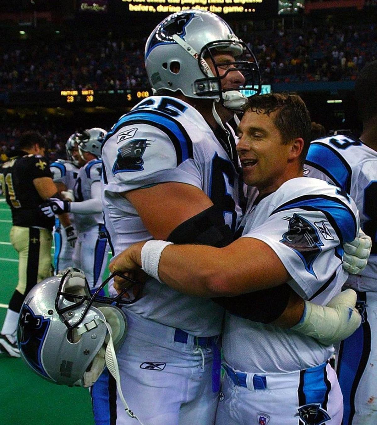 Carolina Panthers kicker John Kasay (right) is the team’s all-time leading scorer. Kasay was on Forest Hill Church’s Council of Elders in January when complaints were brought against senior pastor David Chadwick’s leadership style. Once Kasay believed that there was no hope of finding common ground between Forest Hill and Chadwick, who is his longtime friend, Kasay resigned from the Council of Elders.