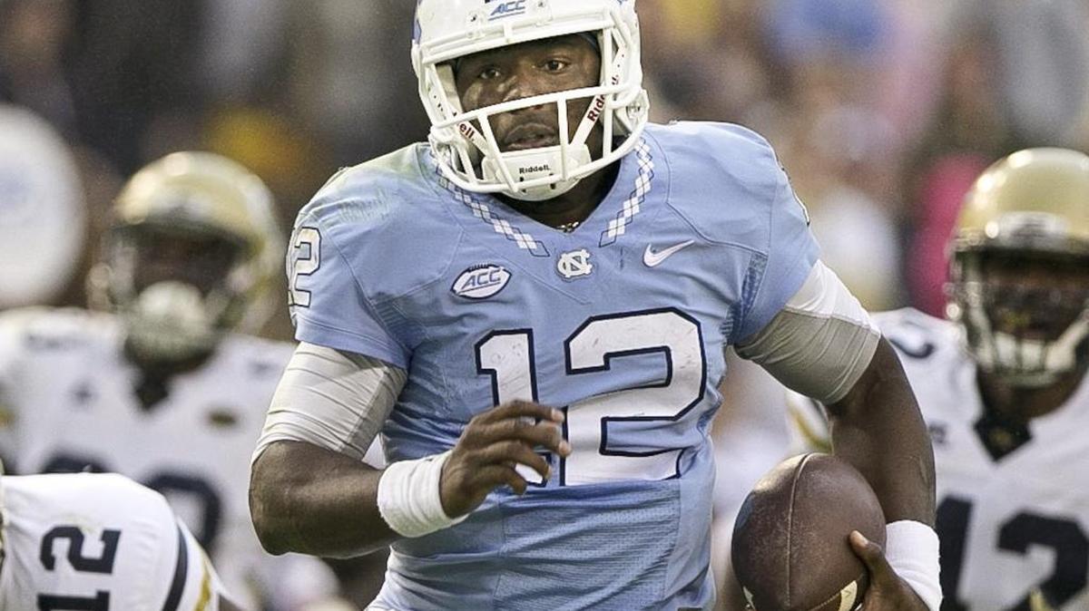 North Carolina quarterback Marquise Williams rushes for 27 yards against Georgia Tech on Oct. 3 in Atlanta. The Tar Heels’ 38-31 come-from-behind win was a turning point in their season.