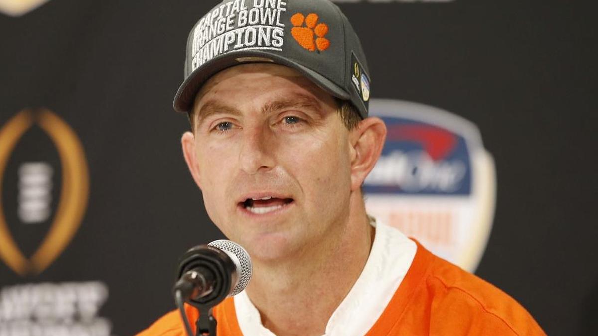 Clemson head coach Dabo Swinney