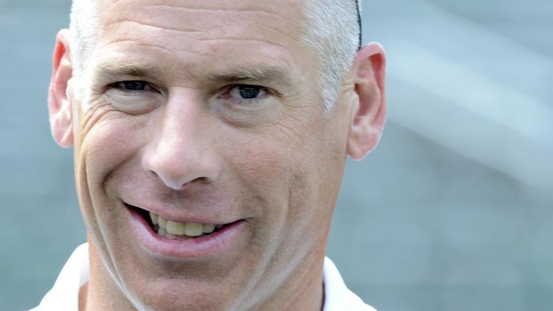 
Kevin Donnalley, a former Carolina Panthers player, coaches the offensive line for the Charlotte 49ers. 
