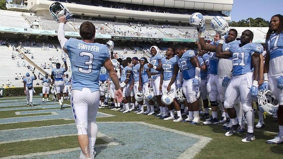 
There weren’t many people left in Kenan Stadium to celebrate UNC’s 48-14 victory against Illinois on Saturday. 
