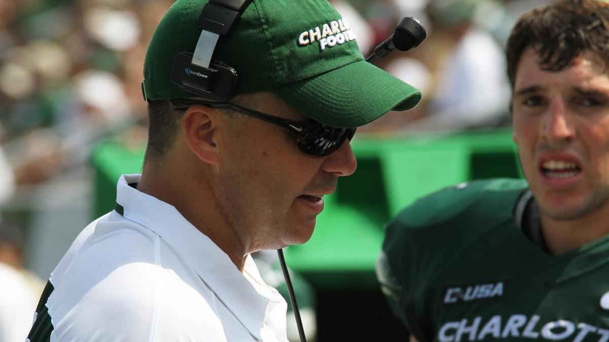 
Charlotte 49ers offensive line coach Phil Ratliff died Sunday in a Hickory hospital. He’d been a member of the team’s coaching staff since 2012.
