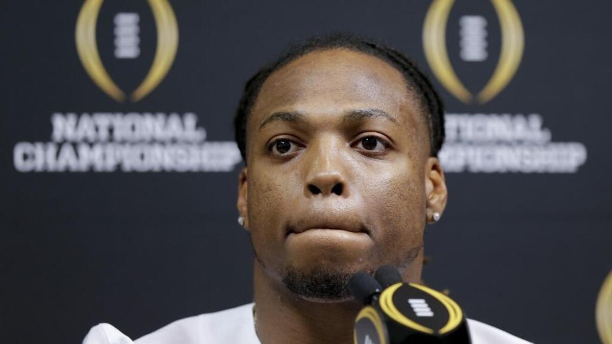 Alabama running back Derrick Henry is built more like a defensive end, which makes him a big problem for Clemson in Monday’s national championship game.