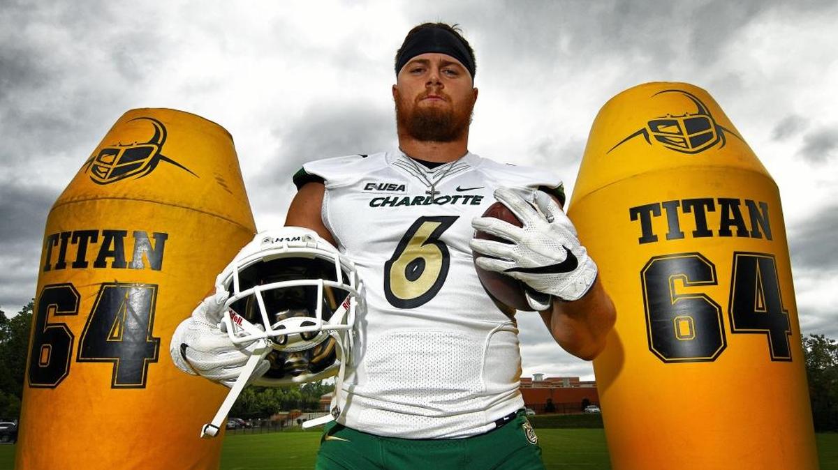 Charlotte reshirt senior linebacker Nick Cook wasn’t highly recruited while in high school in Wichita, Kan., but he’s been a defensive leader since joining the 49ers.