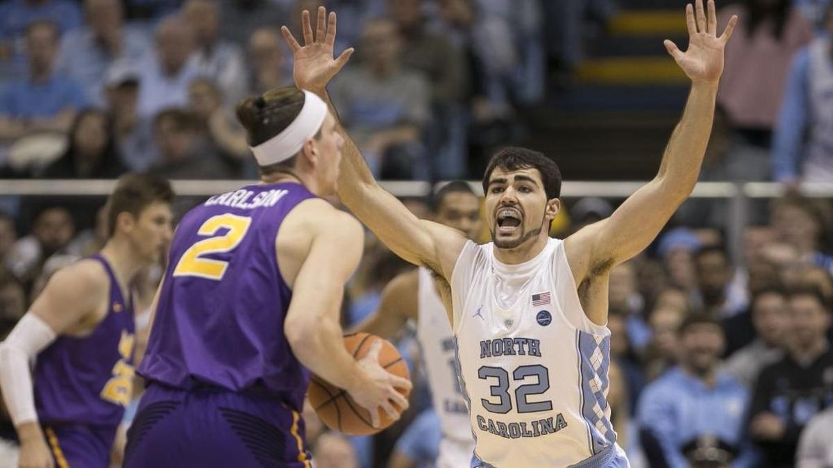 North Carolina forward Luke Maye (32) and the Tar Heels will play host to Bucknell on Wednesday.