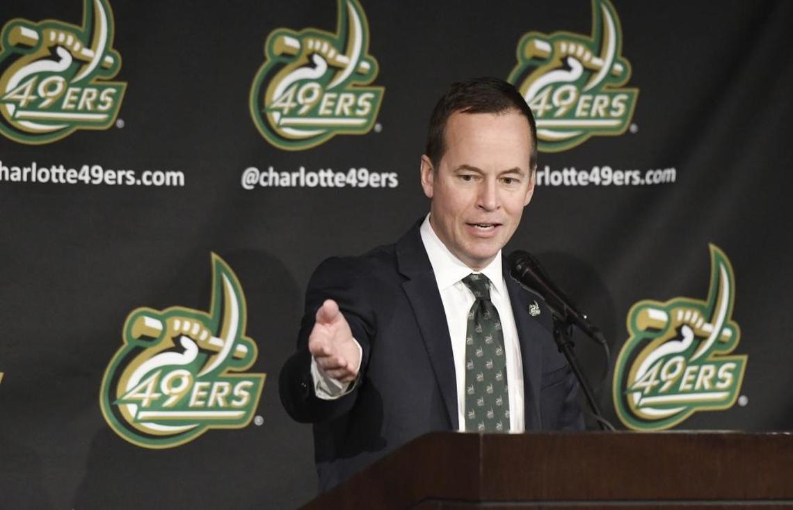 Mike Hill takes over an athletics department at UNC Charlotte with two main sports – football (1-11) and men’s basketball (6-23) – that combined for a 7-34 record during the 2017-18 season.