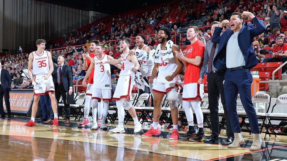 After a slow start, Davidson rolled to an 88-54 victory over Central Pennsylvania at Belk Arena, prompting a number of celebrations on the Wildcats’ bench.