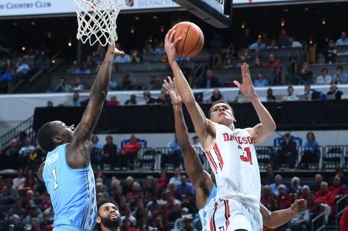 Davidson’s Kellan Grady (31) has had an often spectacular freshman season for the Wildcats.