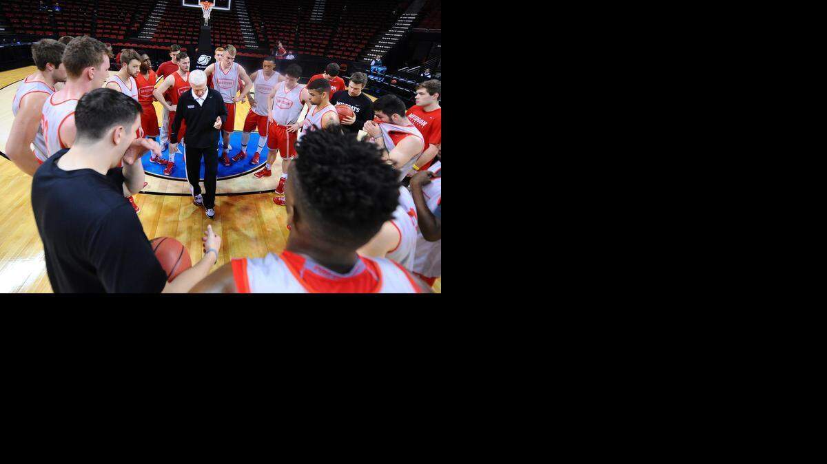 
Davidson participates in the 2015 NCAA Men's Basketball Championships at KeyArena on Thursday in Seattle, Washington. The Wildcats have been inspired by 16-year-old Chris West.
