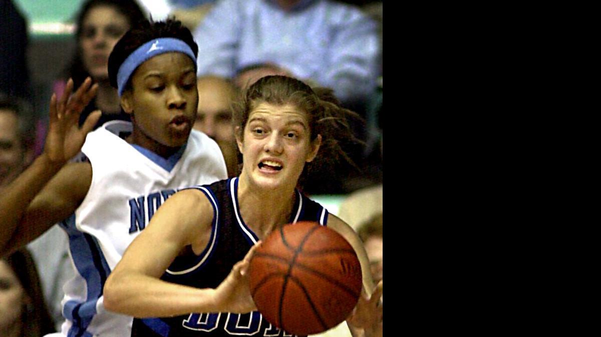 
Over her playing career, Duke's Georgia Schweitzer Beasley was twice named the ACC Player of the Year and was a finalist for the 2001 Naismith Award. She guided Duke to the 1999 championship appearance, a loss that still causes Beasley heartache. The list goes on: ACC tournament titles in 2000 and 2001, first-team All America honors and the first Duke player to notch at least 1,500 points, 500 rebounds, 400 assists and 150 steals.


