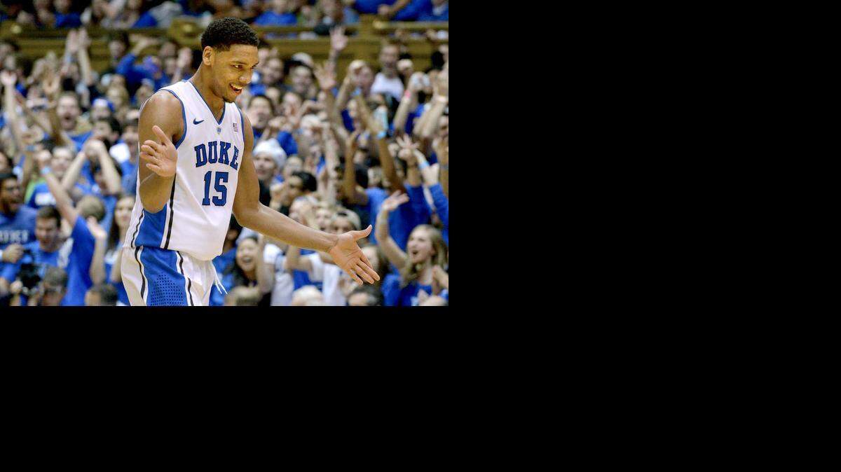 
Jahlil Okafor and the Duke Blue Devils open NCAA tournament play at Charlotte on Friday at 7:10 p.m. against the winner of Wednesday’s North Florida vs. Robert Morris game.
