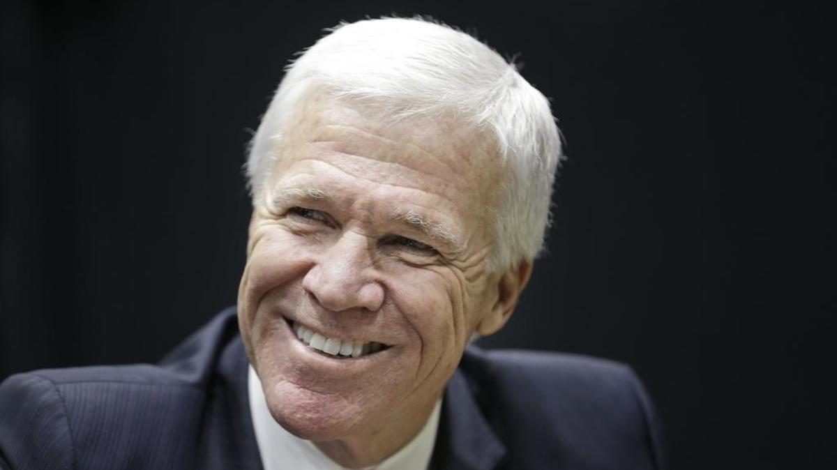 Davidson basketball coach Bob McKillop speaks to reporters during Atlantic 10 men’s basketball media day Tuesday in Brooklyn, N.Y. The Wildcats were picked to finish third behind Dayton and Rhode Island in the league’s preseason poll.