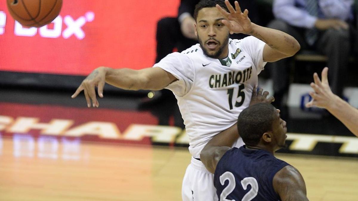 
Pierria Henry (15), who signed a contract to play overseas in Georgia, is the Charlotte 49ers’ career leader in assists, steals and minutes played.
