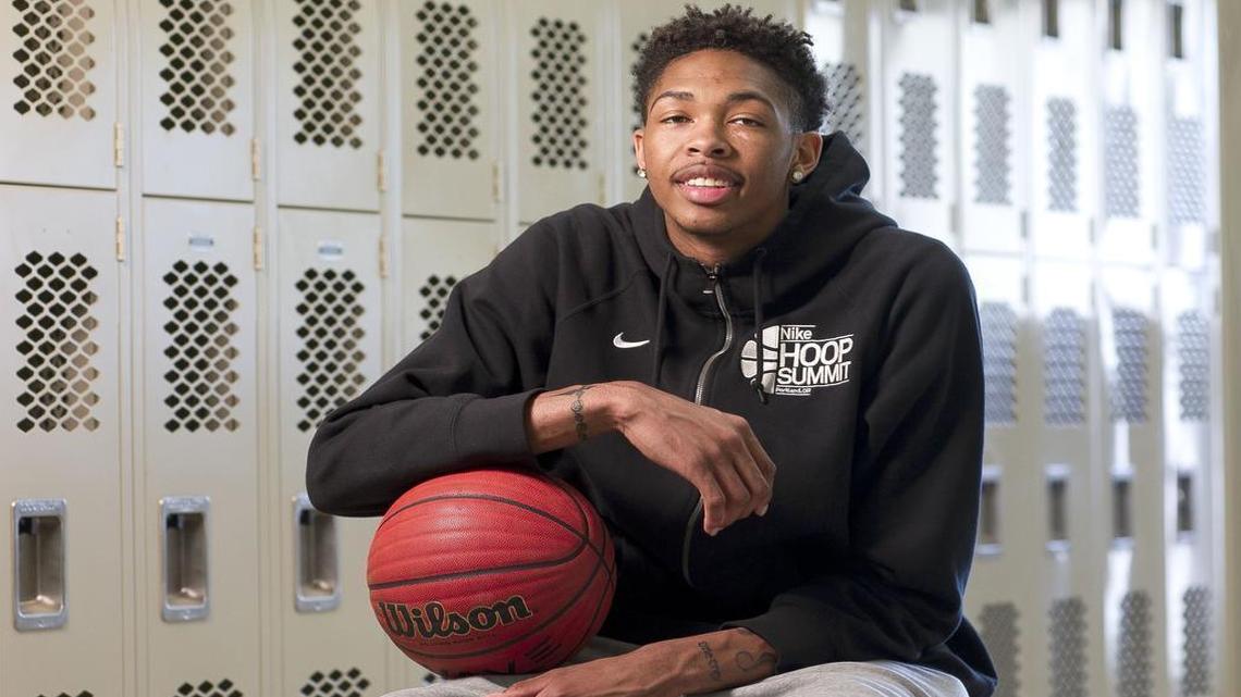 
Highly recruited basketball player Brandon Ingram, a senior at Kinston High School, poses for a portrait on Friday, April 24, 2015 in Kinston. Ingram is being courted by a long list of top schools that include Duke, Kansas, Kentucky, North Carolina and NC State. Ingram said Friday that he and his family would make a decision over the weekend and plan an announcement on Monday, April 27, 2015 about 6 p.m. at Kinston High School.
