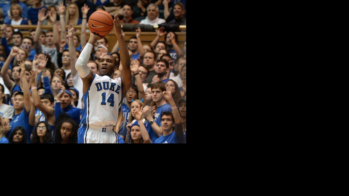 
Former Duke guard Rasheed Sulaimon was dismissed from the basketball program in January for what coach Mike Krzyzewski called, in a news release, a failure to “consistently live up to the standards required to be a member of our program.”



