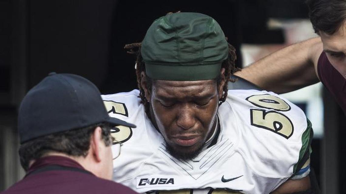Charlotte 49ers senior linebacker Karrington King, the program’s all-time leading tackler, was lost with a dislocated knee in the second quarter. The injury could end King’s career, as well as further deplete Charlotte’s defense.