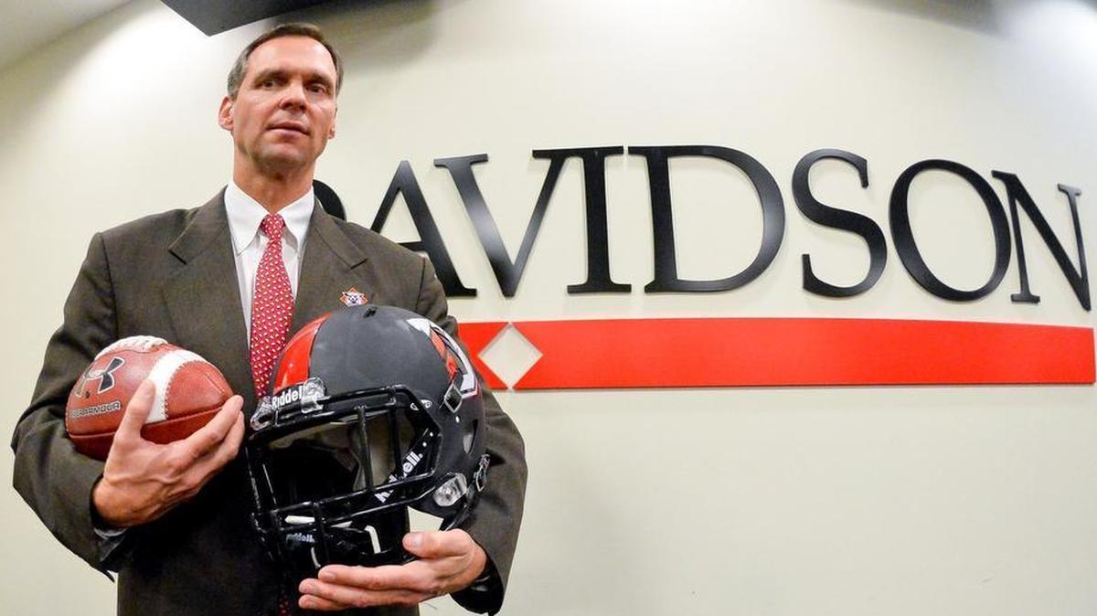 First-year Davidson football coach Scott Abell has his Wildcats 5-1 after a victory Saturday against Jacksonville.