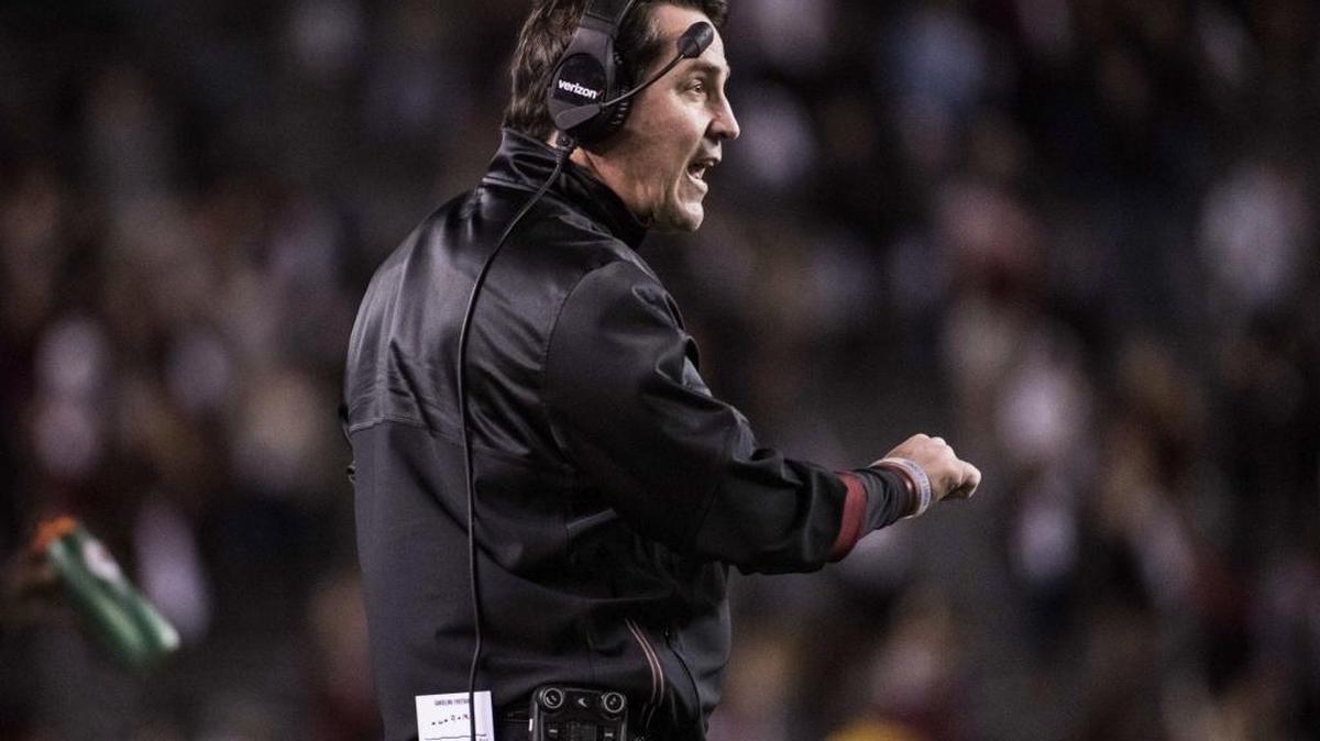 Saturday’s football game at Clemson will be the first for South Carolina coach Will Muschamp in the in-state rivalry. South Carolina has won five of the past seven games in the series.