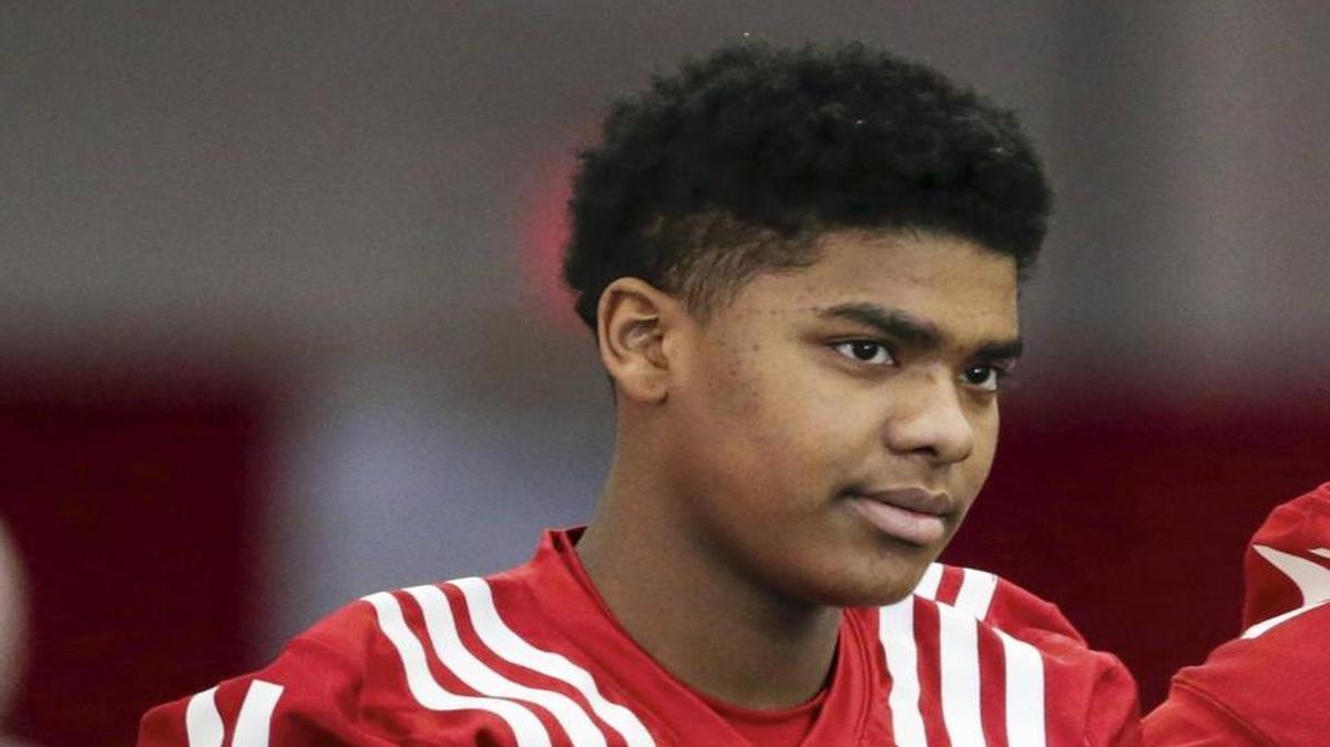 Nebraska wide receiver Keyshawn Johnson Jr., 18, son of the ESPN personality and former NFL star, is reportedly facing a marijuana possession charge in Lincoln, Neb.