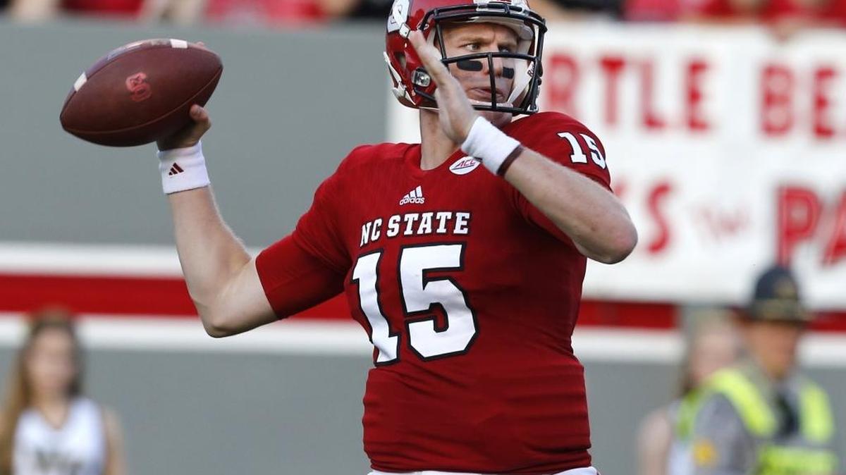 N.C. State quarterback Ryan Finley and the Wolfpack will play host to Boston College on Saturday.