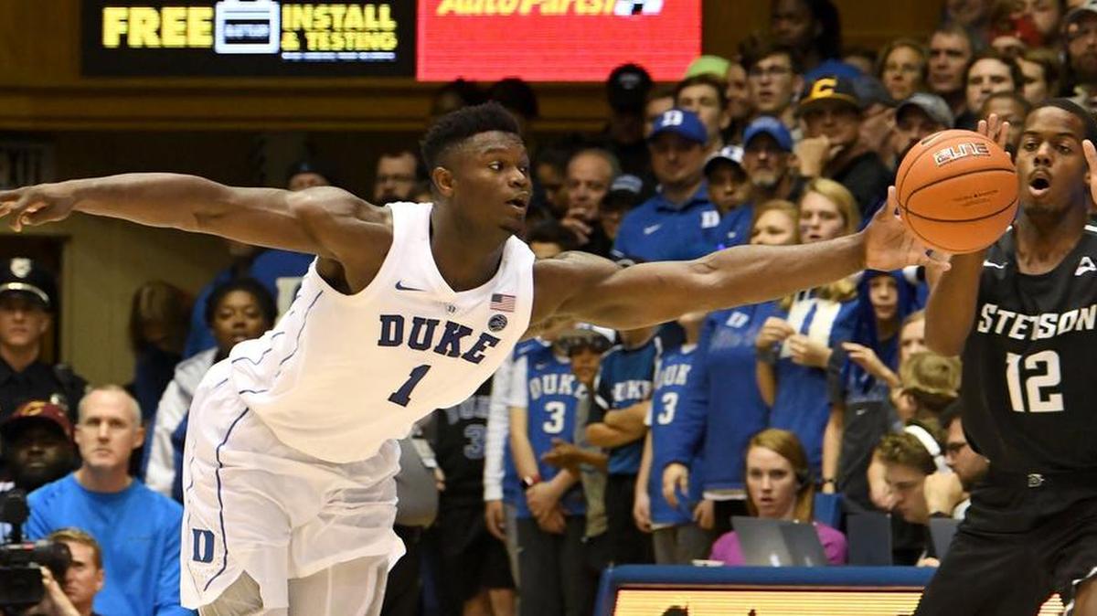 Duke freshman forward Zion Williams and the Blue Devils will visit Florida State on Saturday in ACC men’s basketball.