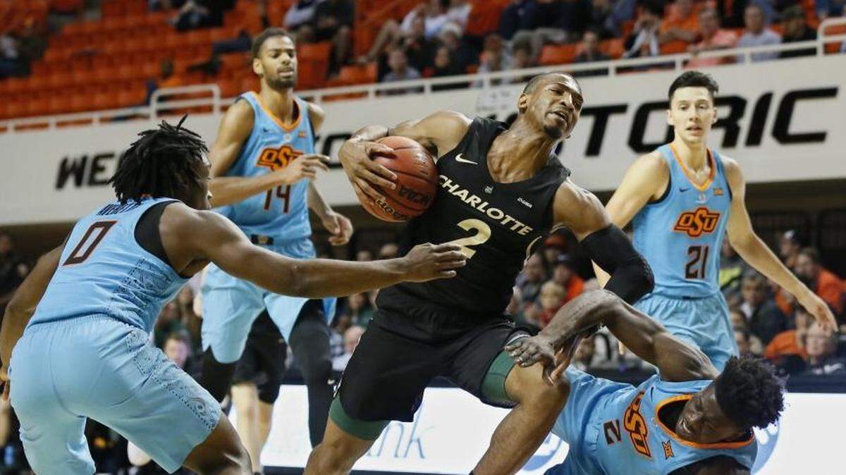Charlotte guard Andrien White (2), above in file photo, led the 49ers with 18 points Saturday at Rice.
