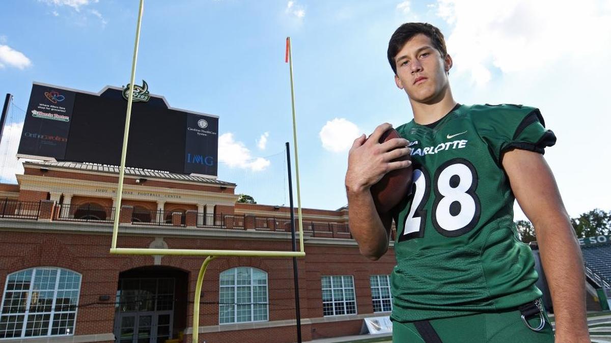 Charlotte 49ers safety Ben DeLuca has made an impact on the 49ers’ defensive secondary this season since becoming a starter three games ago.