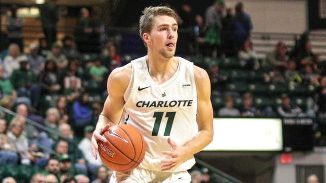 Charlotte 49ers walk-on Bo Blight is a 6-foot-8 sophomore from South Mecklenburg High.
