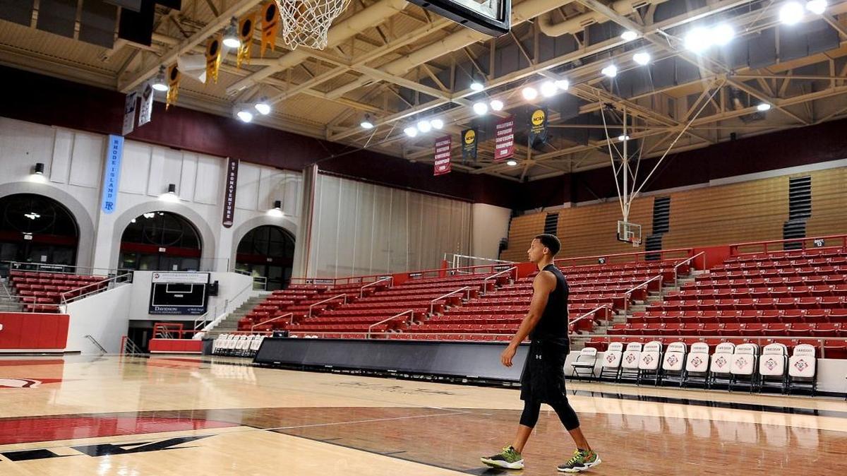 Former Davidson basketball star Stephen Curry, pictured in Belk Arena on a visit in September 2015, will be honored by the school on Tuesday, Jan. 24, when the arena’s student section will be named “Section 30.” Curry, who still wears jersey No. 30 as an All-Star for the NBA’s Golden State Warriors, is expected to attend the ceremony.