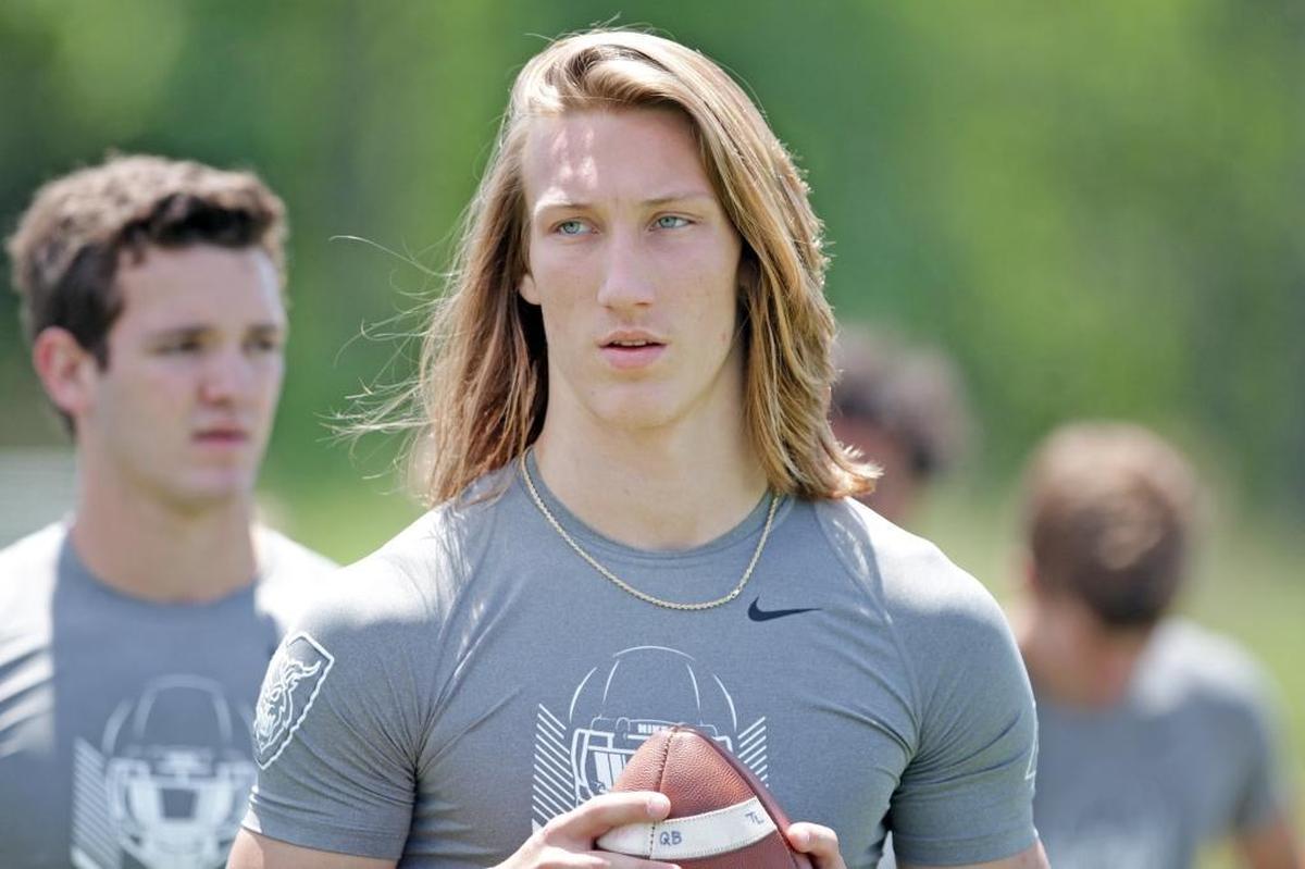 Five-star quarterback Trevor Lawrence of Cartersville, Ga., signed with Clemson.