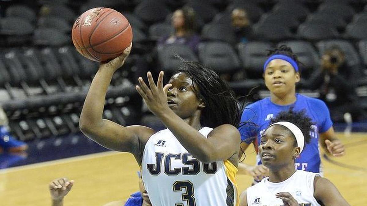 Johnson C. Smith junior point guard Asha Jordan (3) averages 9.1 points and a team-best 55 steals for the women’s team, which begins CIAA tournament play on Wednesday against either Bowie State or Fayetteville State.
