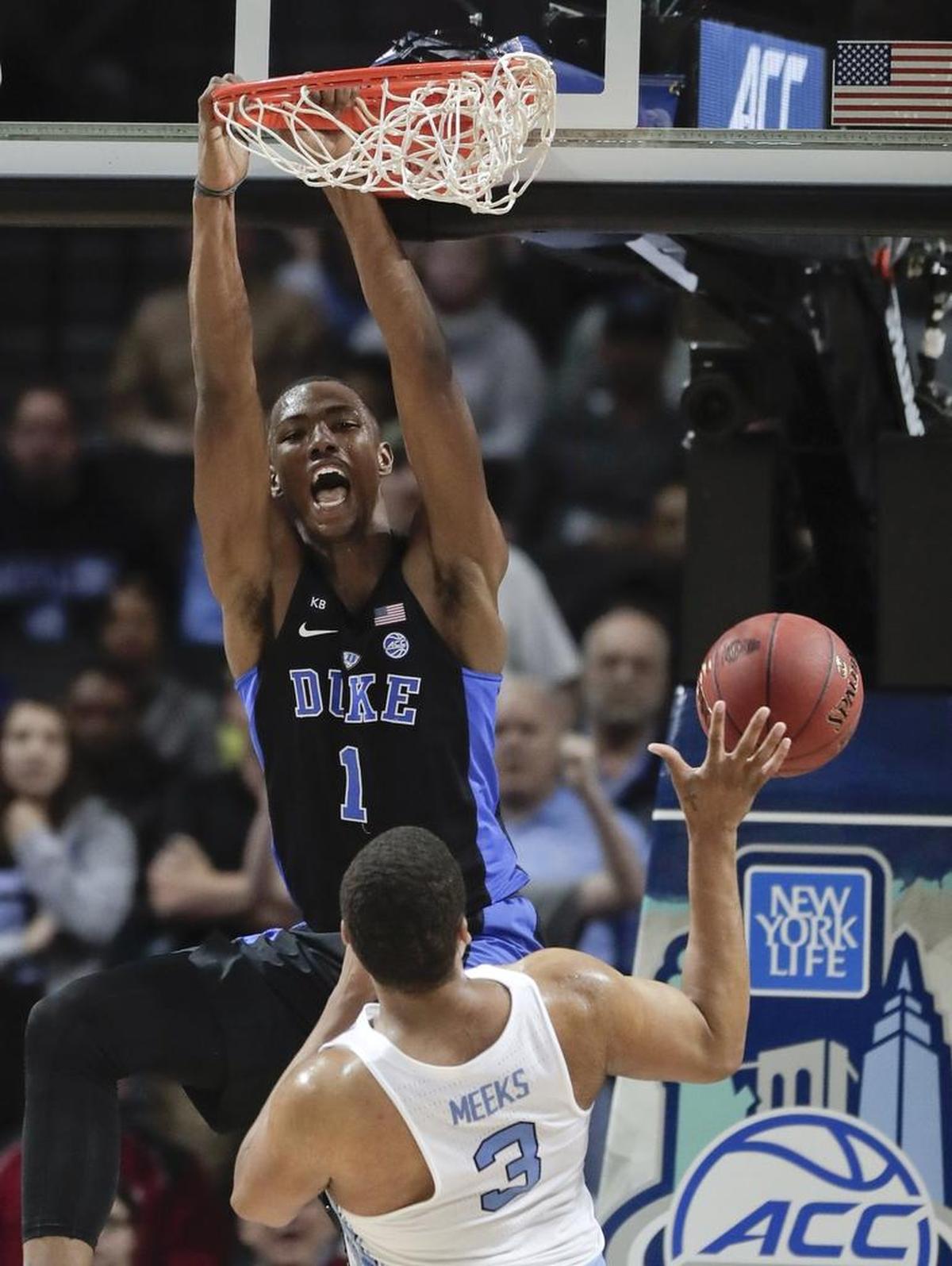 Former Duke big man Harry Giles, who played one season with the Blue Devils before entering the NBA draft last year, said he was surprised by Zion Williamson’s decision to commit to Duke on Saturday.