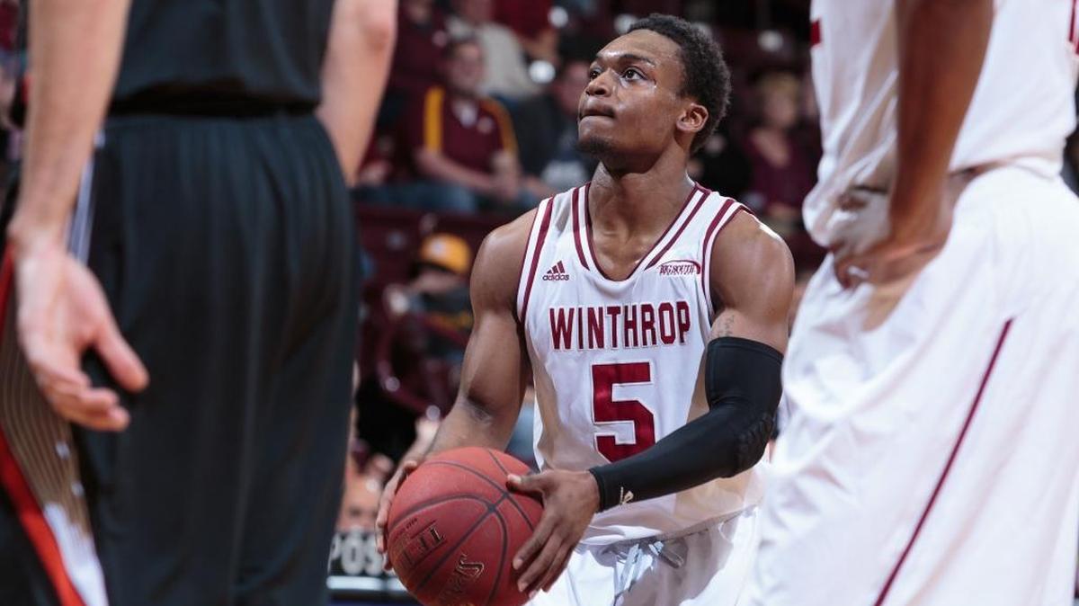 Winthrop’s Keon Johnson averages 20.5 points. He is among five Eagles players who will be honored Thursday on Senior Night. Winthrop will play host to Charleston Southern.