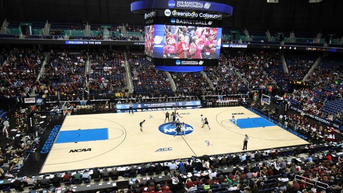 South Carolina takes on Florida State in the NCAA Women's Basketball Tournament Elite Eight game at the Greensboro Coliseum in Greensboro, N.C. 3/29.15