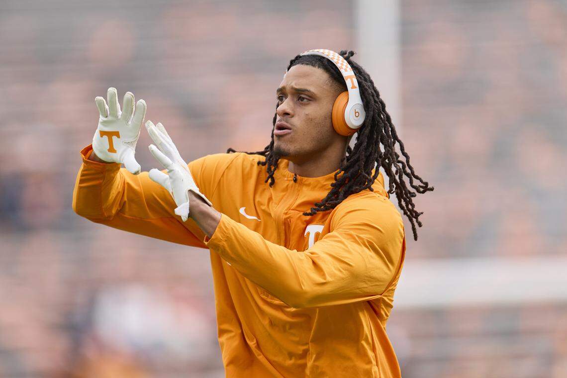 The Carolina Panthers selected former Tennessee receiver Chris Brazzell II during the third round of the 2026 NFL Draft on Friday.