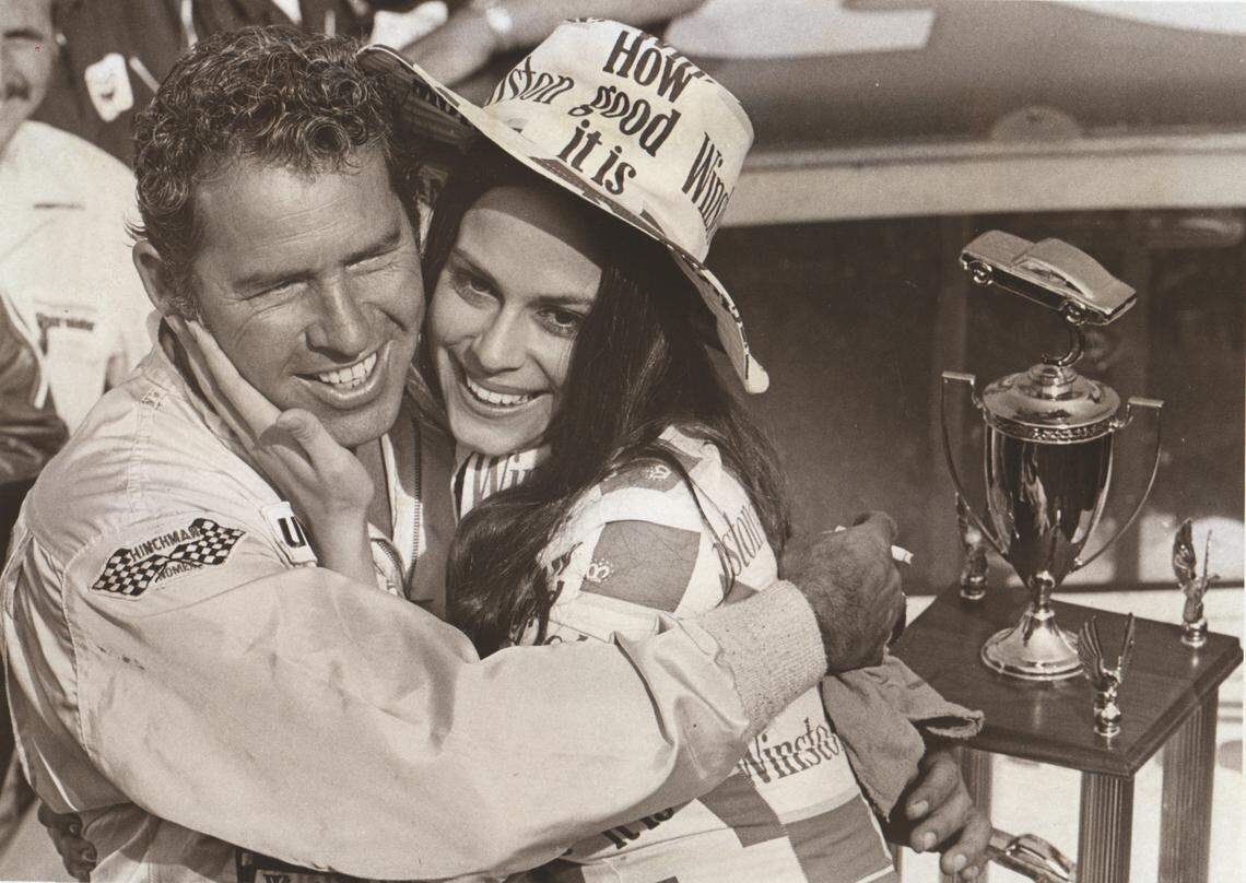 David Pearson after one of his 105 wins in NASCAR’s top divison, the second-most all time behind Richard Petty’s 200.