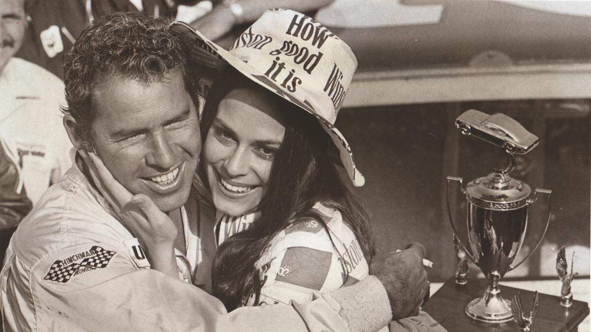 David Pearson after one of his 105 wins in NASCAR’s top divison, the second-most all time behind Richard Petty’s 200.