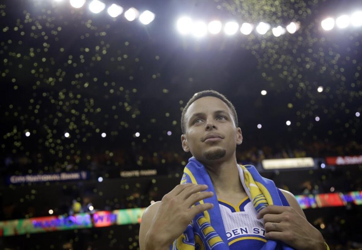 Stephen Curry had been keeping a tidy goatee, as seen in this photo from May 2016.