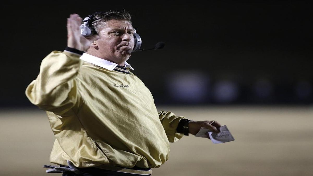 Concord coach Glen D. Padgett has his team in position to win a South Piedmont 3A title
