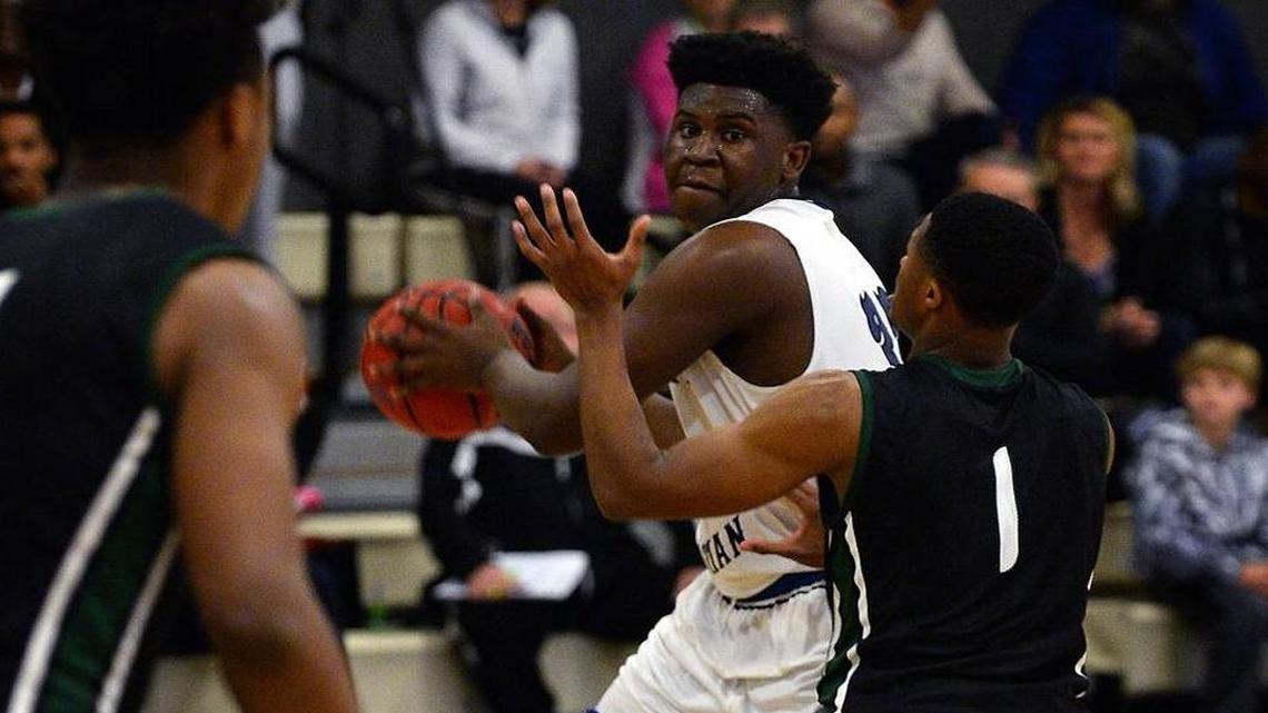 Charlotte Christian sophomore center BJ Mack, a Virginia Tech recruit, has led the Knights to a 15-2 start and a boost to a tie for No. 1 in this week’s Charlotte Observer Sweet 16 poll