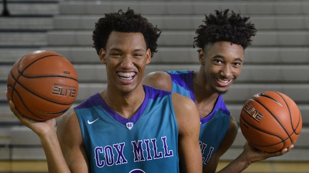 Cox Mill High teammates Wendell Moore and Rechon "Leaky" Black have helped lead the Chargers to a No. 1 ranking in the NC 3A statewide media poll