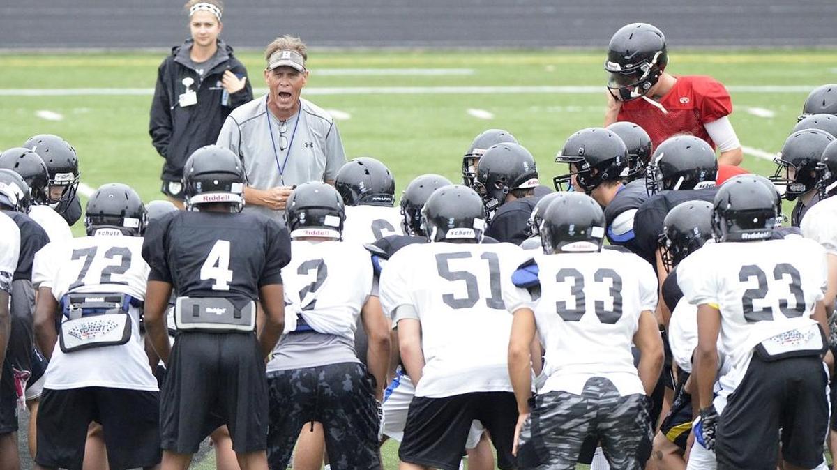 
Hough football Miles Aldridge will lead his team, ranked in the Observer’s preseason Sweet 16 poll, in a scrimmage at West Mecklenburg Saturday
