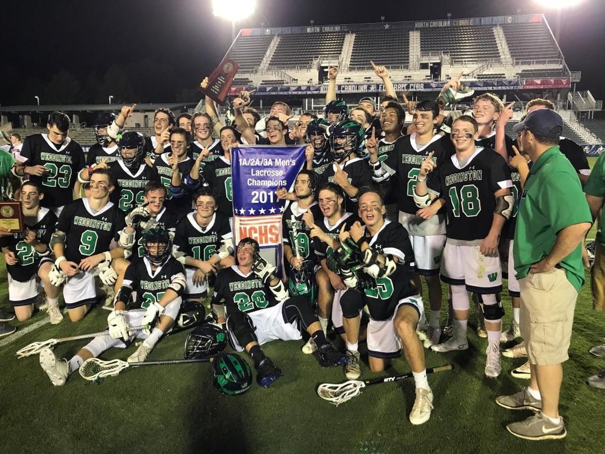 Weddington’s lacrosse team won the N.C. High School Athletic Association 1A/2A/3A championship Friday
