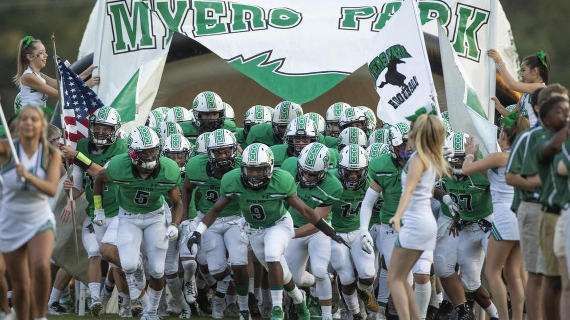 The Myers Park Mustangs reached the state semifinals in 2018. They hope to take another step in 2019. Photo by JASON E. MICZEK - Special to the Observer