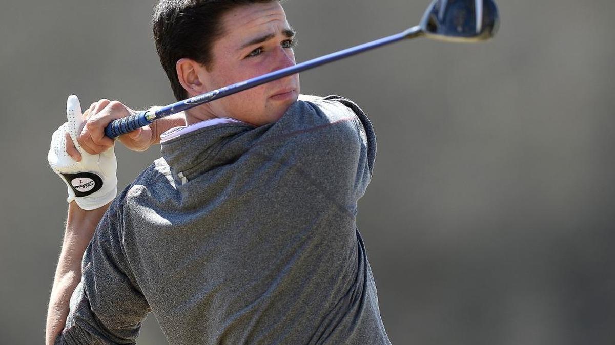 Providence Day golfer Jack Brae watches his drive from the sixth tee box during the Piedmont Natural Gas High School Championship at Pine Island Golf and Country Club on Monday, March 30, 2015. The competition brings together the top area boys private and public school golfers.